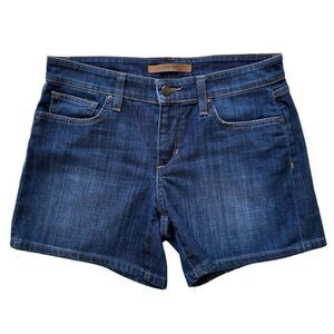 Joe’s Jeans Emme 5” Dark Wash Mid Rise Zip Fly Denim Jean Shorts Size 26